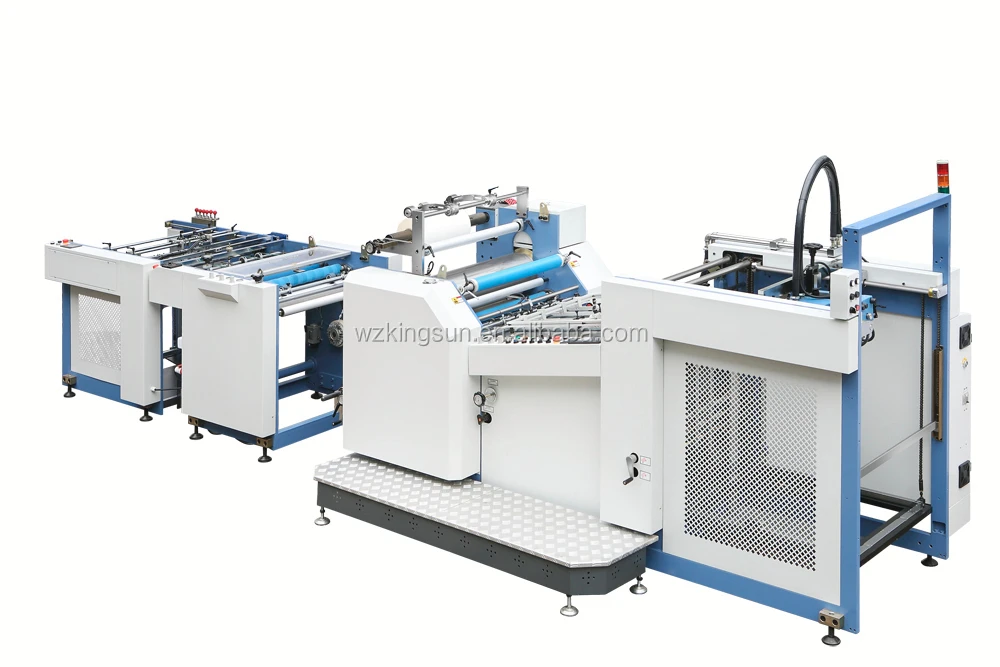 SAFM-800B Двусторонняя термоусадочная пленка полностью автоматическая машина для производства бумажных ламинатов