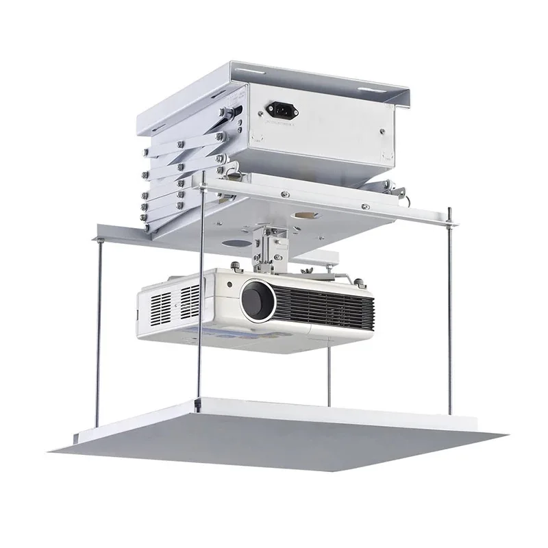 Versatile Electric Motorized Projector Lift 1M Innovative Digital Presentation Equipment Accessories for Easy Installation