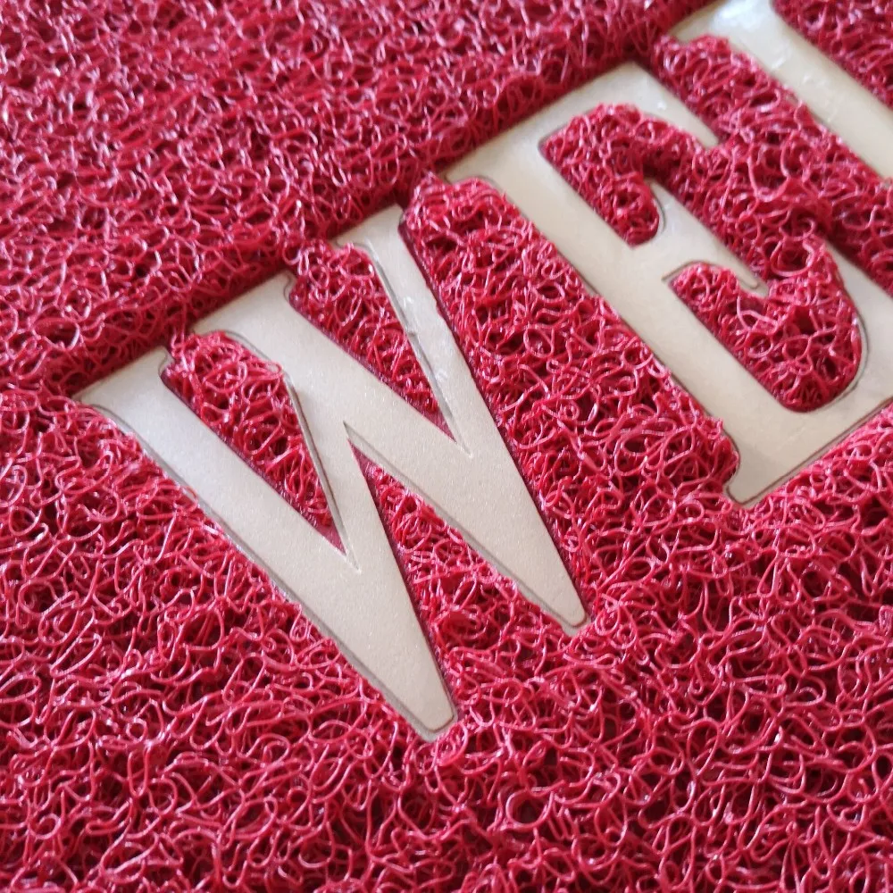 Heavy Duty PVC Plastic Vinyl Loop Noodles Spaghetti Coil Coiled Floor Mats Carpet