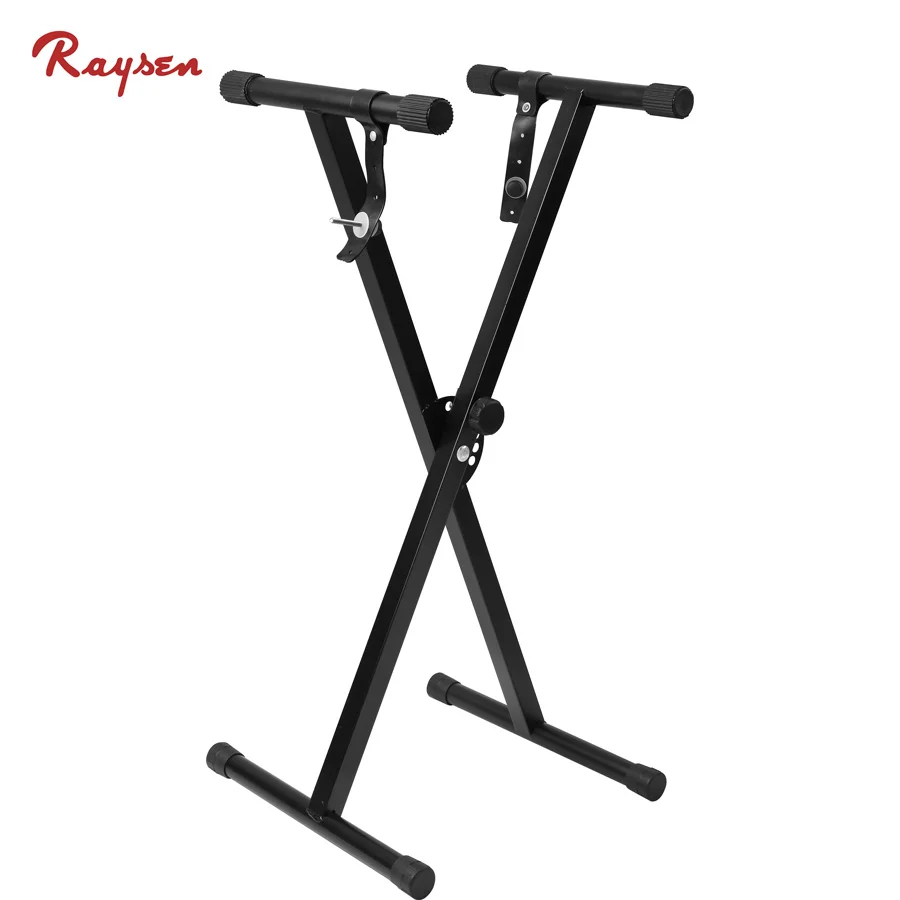 Ryasen HY-801 Single X Steel Keyboard Stand Musical Keyboard Display Instrument