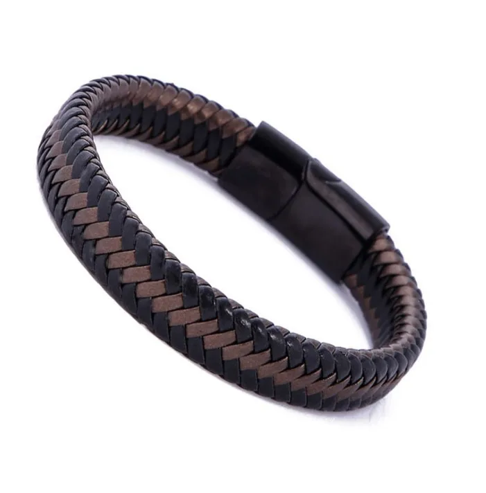 Pulsera De Acero Inoxidable Pulsera De Cuero De Amistad De Pulsera De Acero Inoxidable Pulsera De Cuero De Amistad De