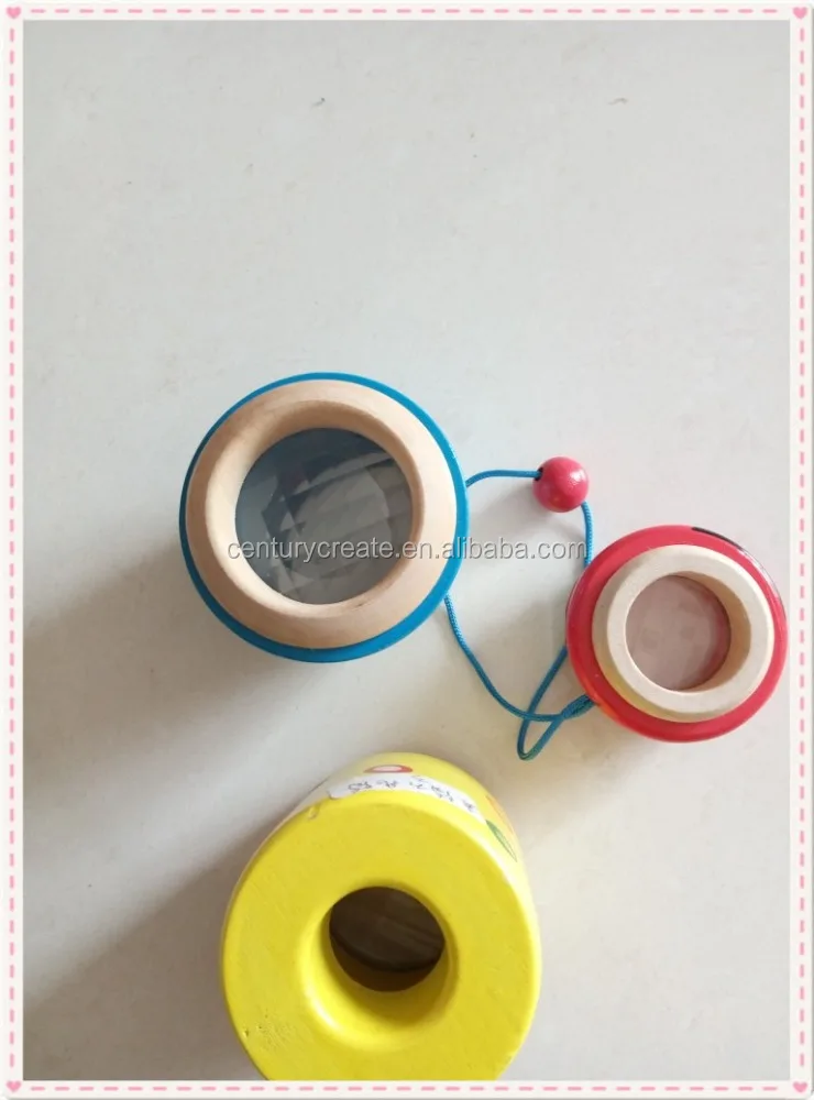 Волшебные деревянные игрушечные солнцезащитные очки с калейдоскопом