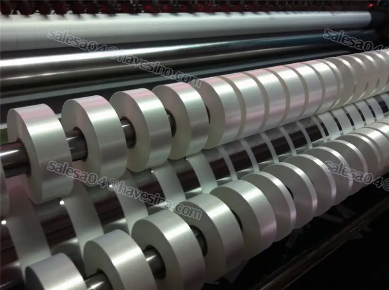 Китай новейший нетканый Текстиль Подарочный шелковый резак машина для перемотки по низкой