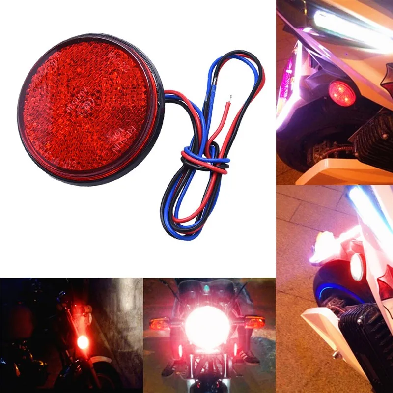 Paquete De 6 Luces De Freno Traseras Redondas De 24 LED Para Camiones Y Remolques – 4 Pulgadas, 24V, Universales