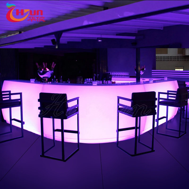 
 2021 китайская фабрика, лидер продаж, оптовая продажа, дешевая пластиковая домашняя светодиодная барная мебель со светящимся освещением для продажи  