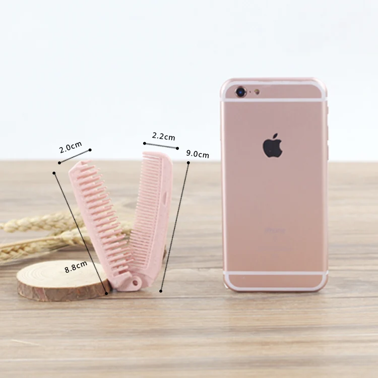 
 Распродажа: Портативная Складная мини-расческа из пшеничной соломы  