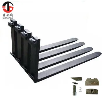 Plane Hook Type Forklift Fork with Tilt Angle Indicator