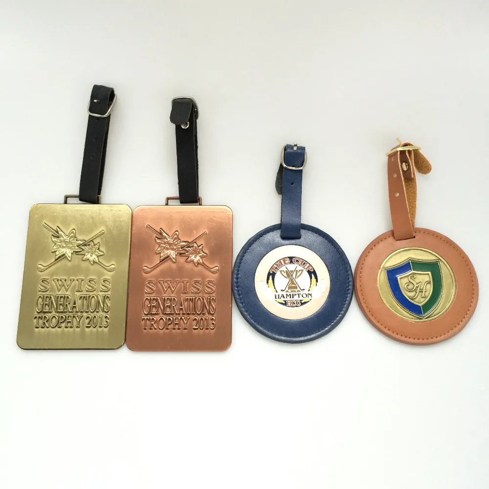China Factory Custom Metal Luggage Tag, Golf Bag Tag, Name Tag