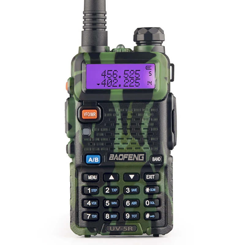 Baofeng UV5R Handheld Two-Way Radio with CTCSS, 5W Output