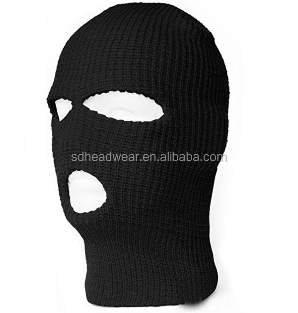 Winter Motorcycle Fishing Hunting Full Face 3 Holes Ski Mask