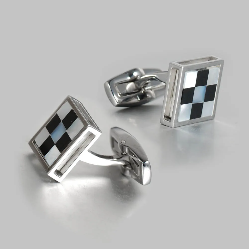 
Запонки Energinox мужские из нержавеющей стали с гравировкой логотипа, новый дизайн 