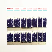 Bule Dot Nail Arts Sticker 14 pcs set Waterproof Nail Decal Art Sticker Gel Polish Manicure