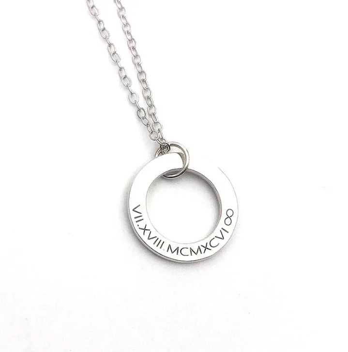 Letter Pendants 925 Silver Custom Name 