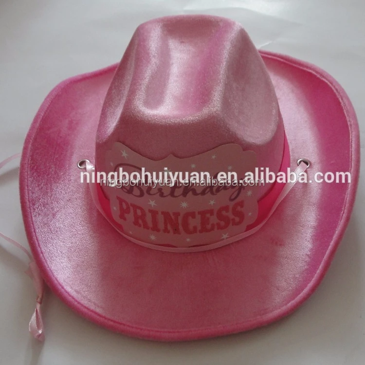Busana Merah Muda Putri Cowgirl Hat 