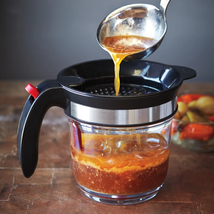 Newinhome 4 Cups Gravy Fat Separator Plastic Cooking Gravy Food Oil Dispenser Fat Strainer image 18