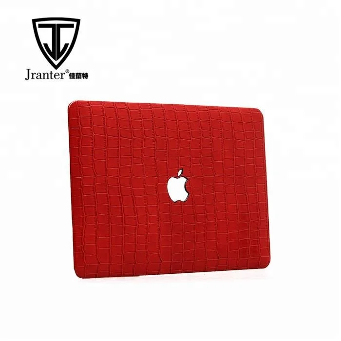 OEM ODM Hot Sales Cover for Macbook Pro Air 13 14 15 16 Case High Quality  Embossed Alligator Crocodile Leather Laptop Case