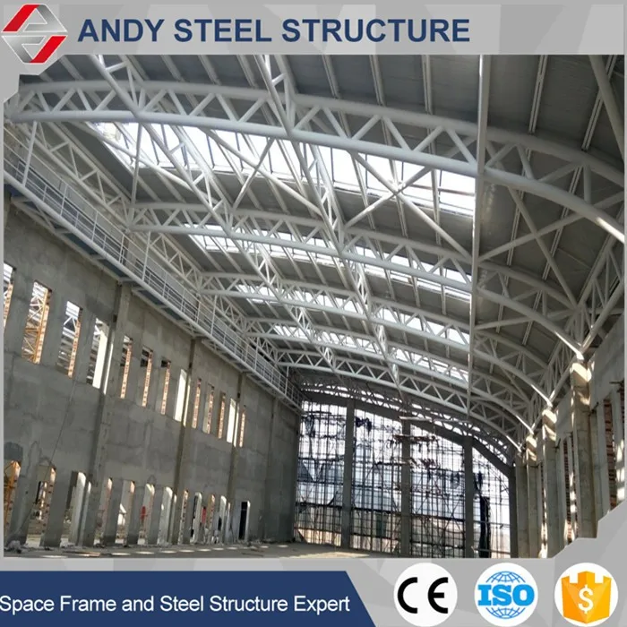 Prefab Steel Pipe Truss Steel Structure Tubular Roof Truss Shed For ...