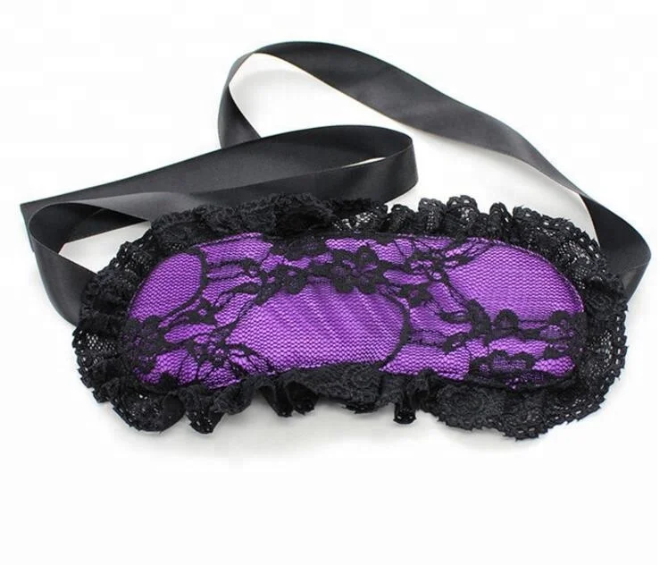 sexy lingerie lace blindfold eye mask role play handcuff fancy