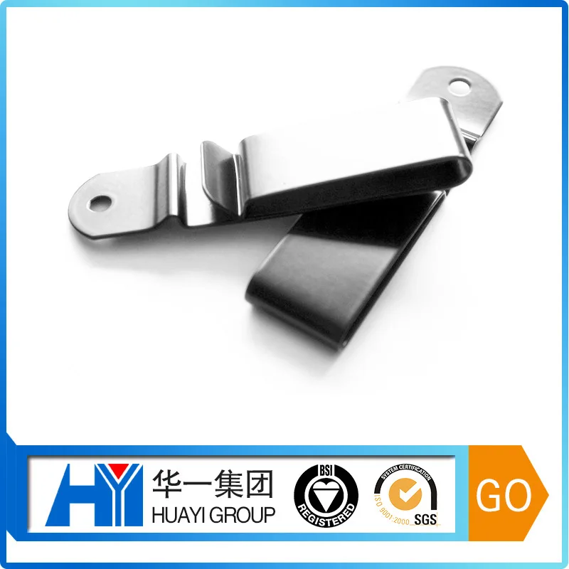 Nickel Plated Flat Spring Clip Money Clip HYWL6199 CN;GUA Huayi Automobile;auto;car