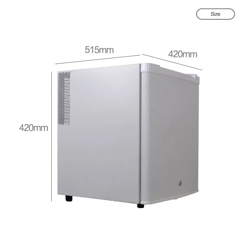 Smart Mini-Bar Hotels 20-59L Stainless Steel Thermoelectric Cooling Electric Portable Frost-Free LED Light Automatic Glass Door