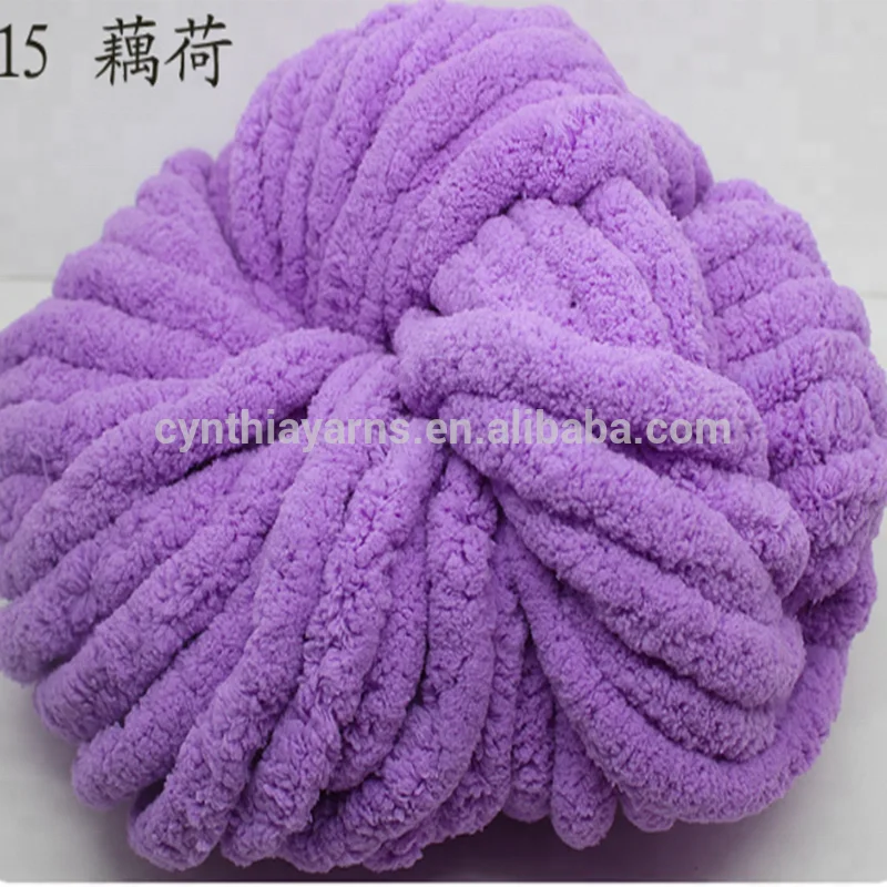 Giant cheap chenille yarn