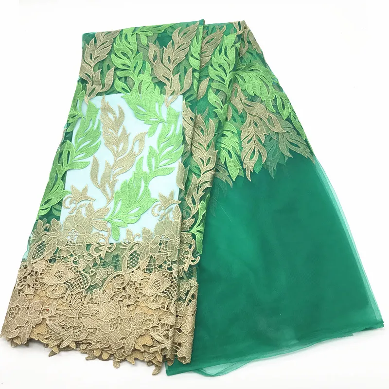 African Lace Fabric 2018 Embroidered Nigerian Laces Fabric Bridal