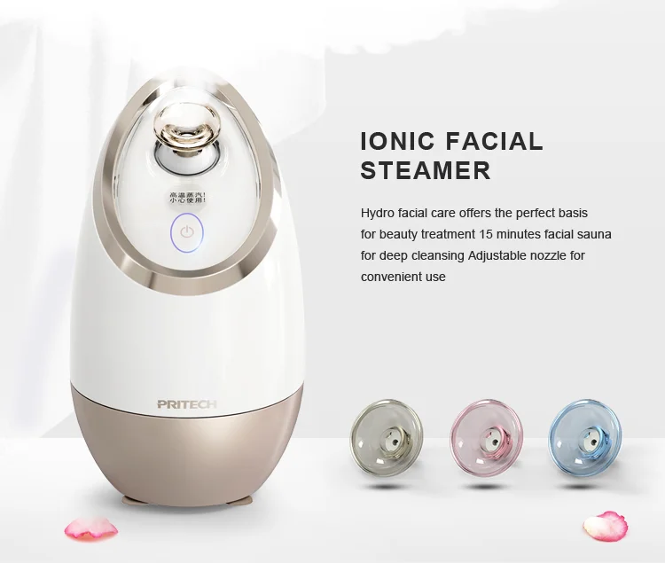 Pritech Professional Popular Products Ozone Facial Steamer,Portable Spa Electric Facial Steamer