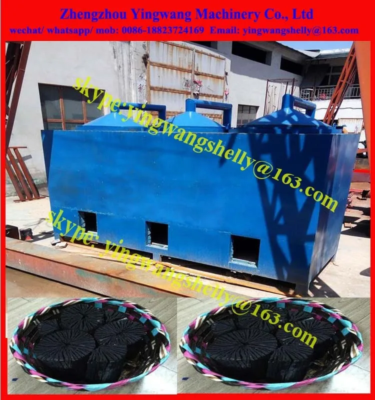 Palm Kernel Shells Charcoal Making Machine Carbonization Furnace