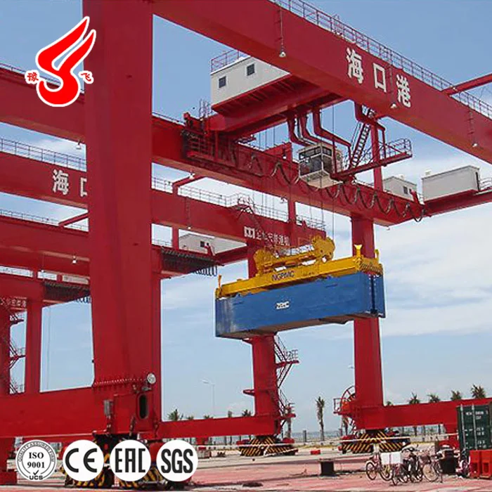 ISO FEM Standards Rail Mounted Gantry Crane RMG Container Crane for Sale
