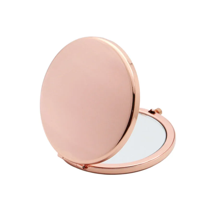 Custom logo Printing Laser logo Fashion Pocket Make up Mirror Custom Luxury Compact Mirror with logo