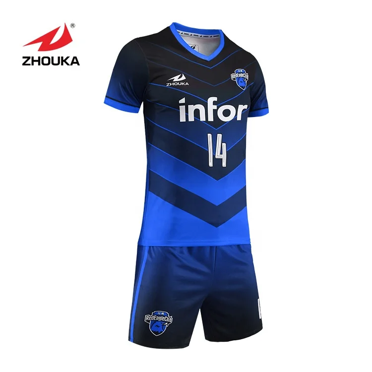 Source soccer jersey with collar pro soccer jerseys professional soccer  jerseys navy and black football shirt on m.