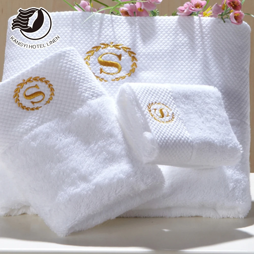 5 Star Hotel White Towels for SPA 100% Cotton 21 Shares Luxury Hotel Bath  Towel High Quality - China Bath Towel and Towel price