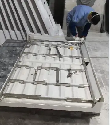 Black Steam Room with Wood Sauna Combined