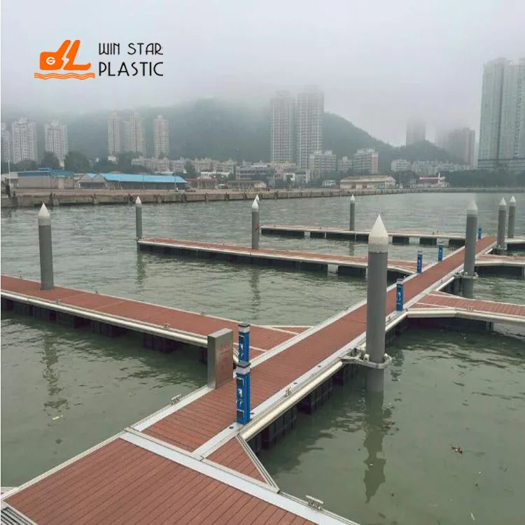 Eco Friendly Floating Bridge with Deck Plastic Outdoor Floating Deck