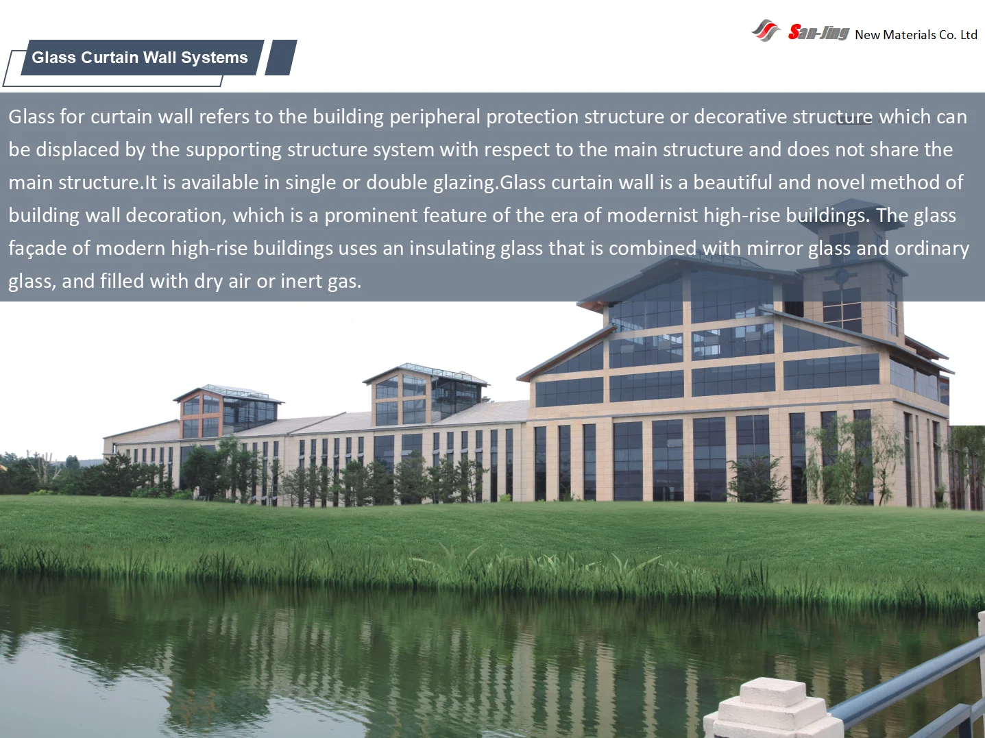 Glass Curtain Wall For Building Aluminum Profile Glazing Aluminum