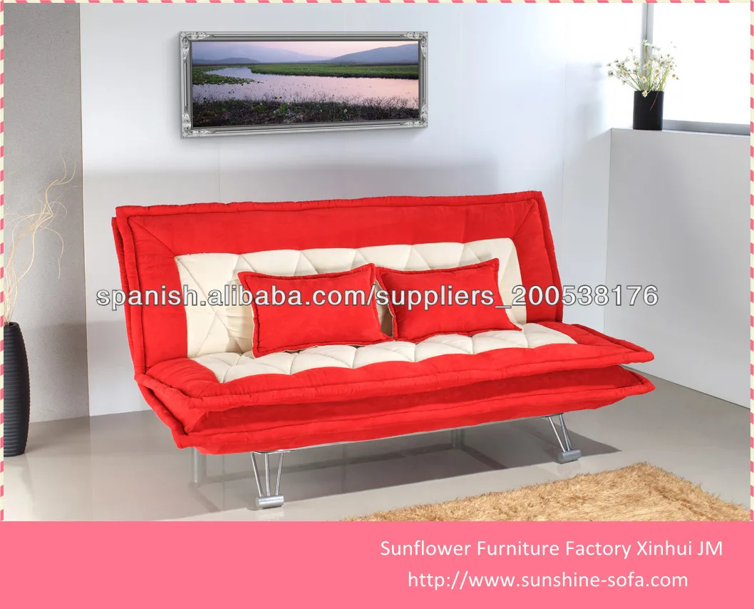 Two Cushions Comfortable Leisure Sofa Bed/futon Sofa Bed - Buy Dos Cojines  Cómodos Ocio Sofá Cama / Futón Sofá Cama Product on Alibaba.com