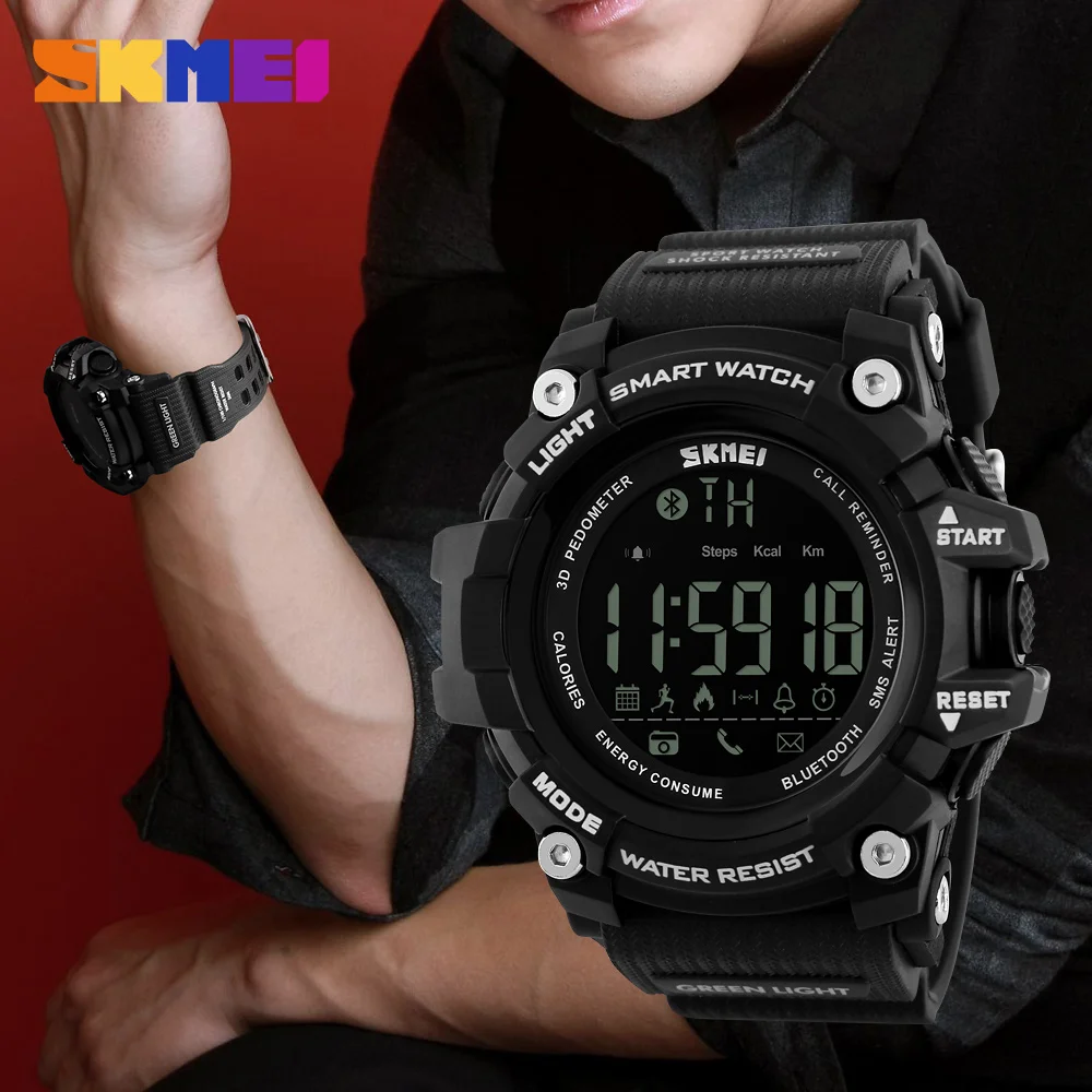 SKMEI 1227 Smart Watch Versatile Digital Wristwatch