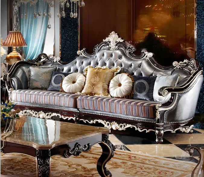 bisini 豪华别墅布艺沙发套装