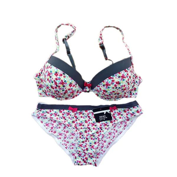 Fancy Women Underwear Bra Panty Set 