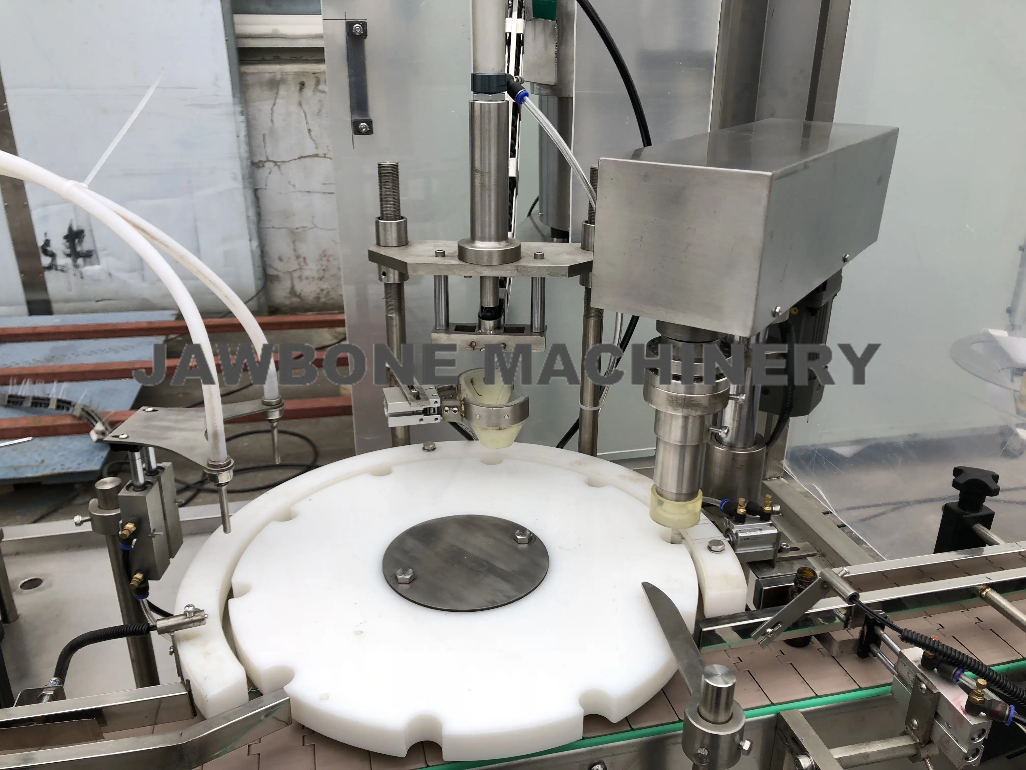 JB-Y2 5-50 мл Автоматическая электрическая сигарета агрегат для заполнения маслом подключения закупорки и маркировки по сертификату CE