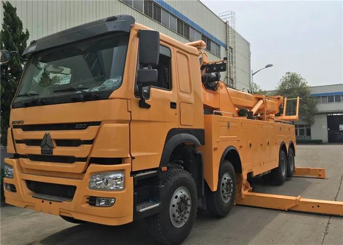 HOWO 12 Wheeler 360 Degree Rotator Wrecker Towing Truck 50 Tons Wrecker Truck for Sale