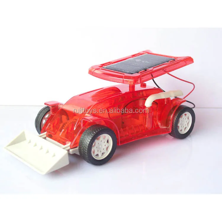 DIY образовательные на солнечных батареях строительные игрушки грузовик бульдозер