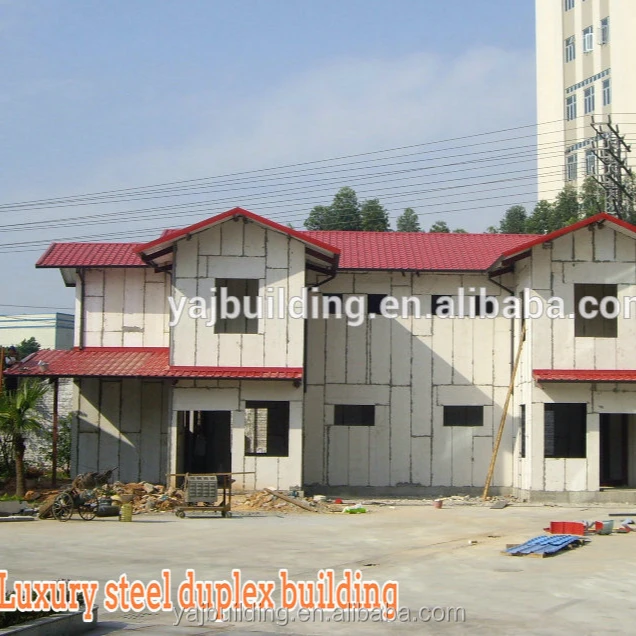 Factory Custom Prefabricated AAC Wall Panel Residential House Travel Hotel Garden Cabin Cottage Home Worker Camp House