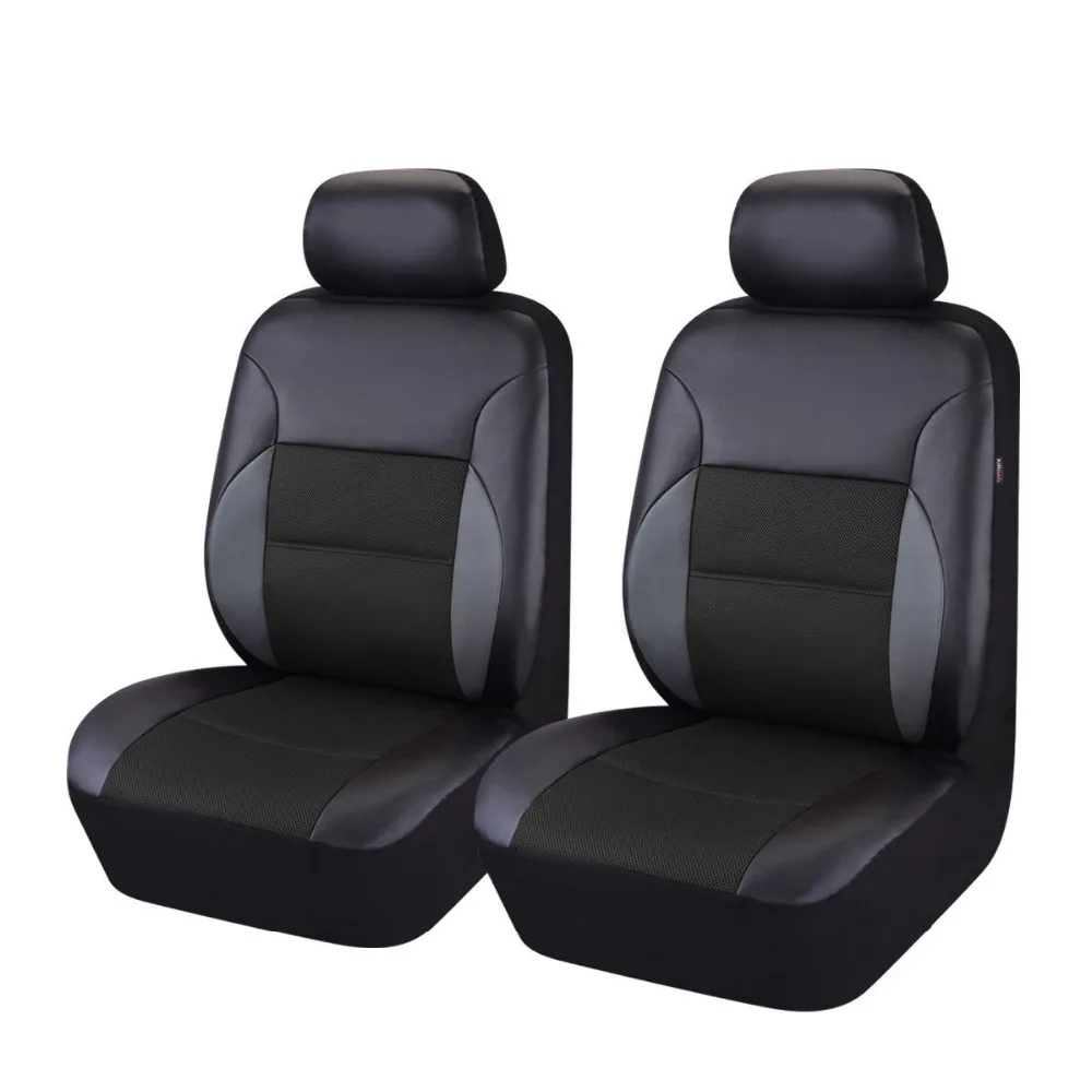 Universal Mesh Fabric PVC PU Pure Half Leather Car Seat Cover