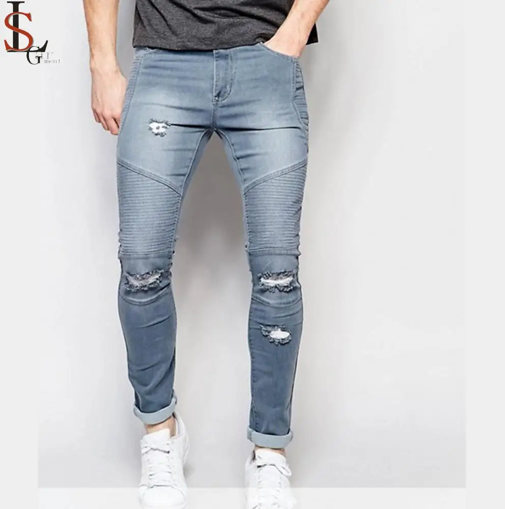 grey skinny biker jeans