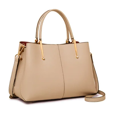 New Arrival Good Quality Camel Color Vegan Leather Ladies Bags Elegant  Handbags for Women - China Handbags and Shoulder Bags price