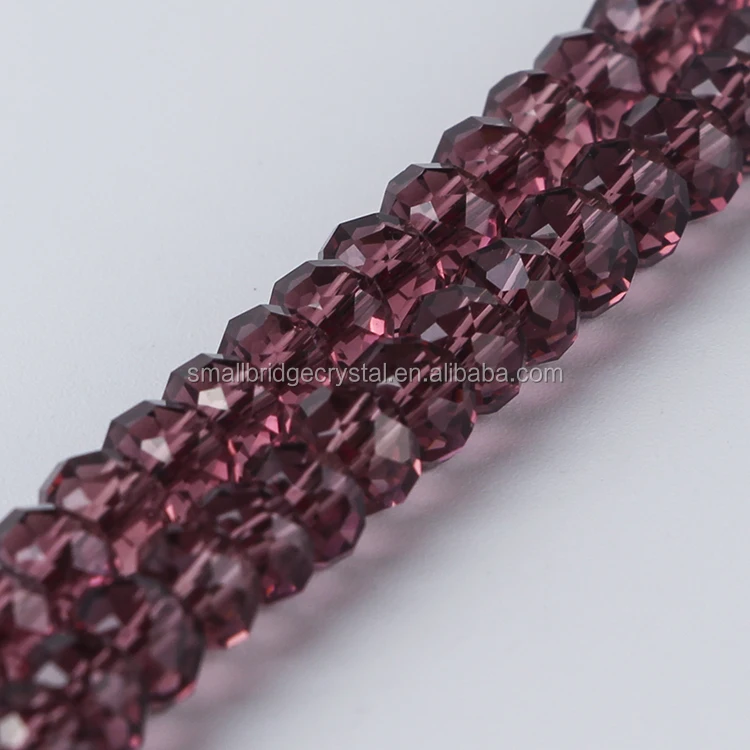 Wholesale African Rondelle 4mm Beads Crystal Beads Factory