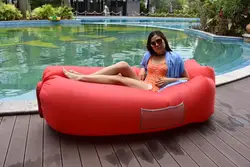 Outdoor.Factory direct sale lazy sofa bed foldable fast inflatable sofa office rest recliner