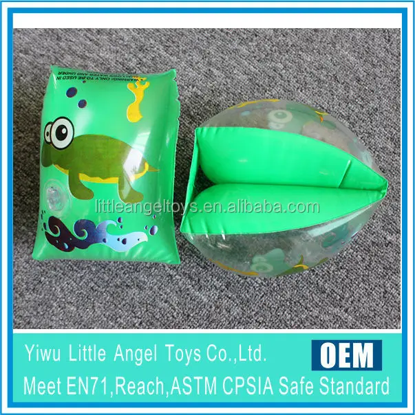 B04 Inflatable Transparent Swim Armbands, Inflatable Arm Bands , Inflatable Durable Eco-friendly Pvc Armbands
