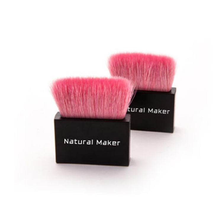 Оптовая продажа, Набор Натуральных кистей Кабуки для макияжа, портативная кисть для пудры, кисть для румян